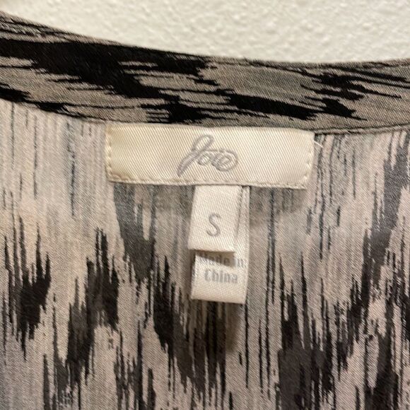 NWOT Joie woman’s black and gray silk sheer dress - Picture 7 of 15